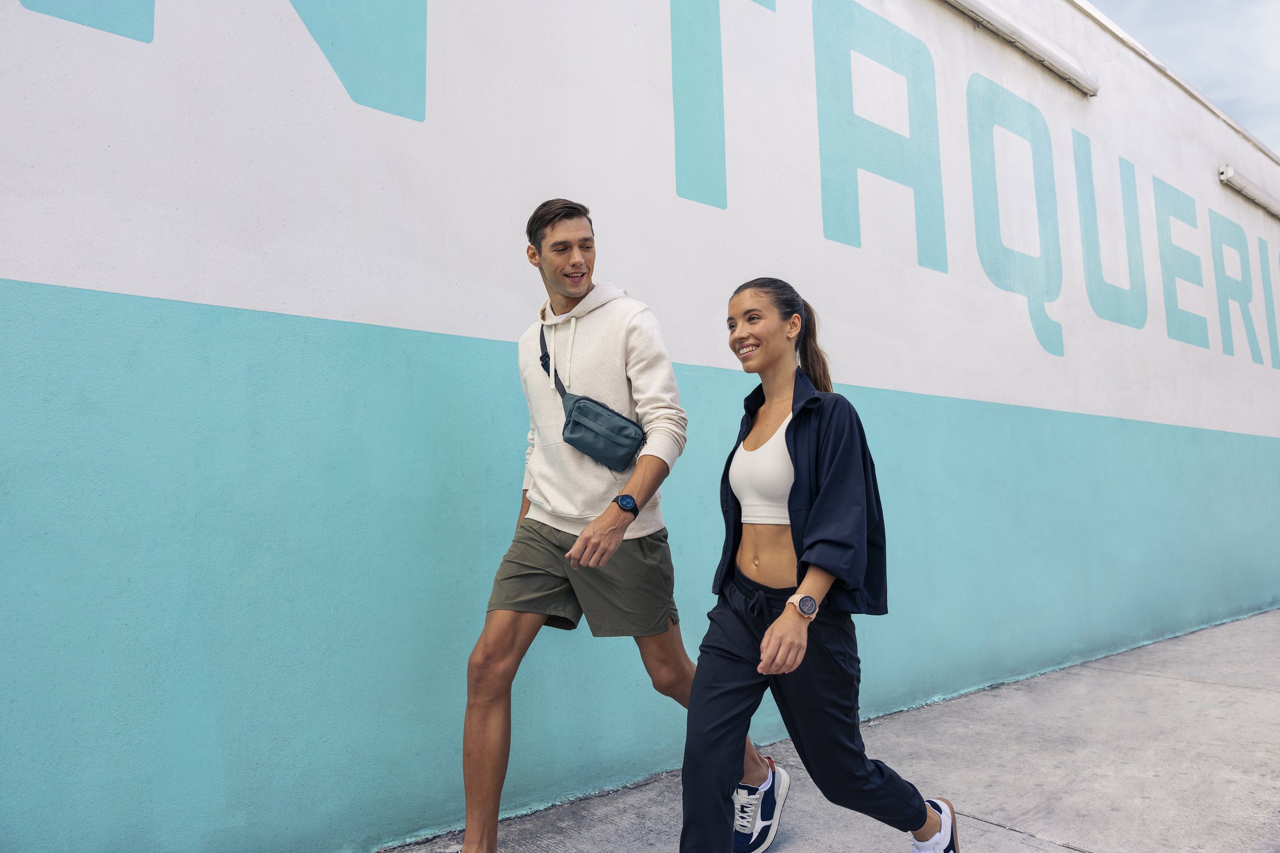 Couple cast for a Garmin activewear campaign